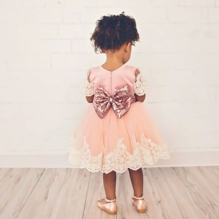 Baby Girl Toddler Party Tutu Dress Pageant Wedding Birthday Princess Christening Baby Girl Toddler Party Tutu Dress Pageant Wedding Birthday Princess Christening